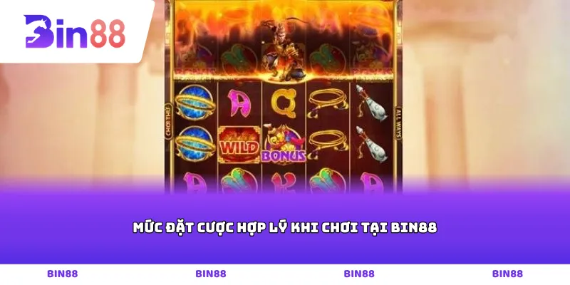 Mức đặt cược hợp lý khi chơi tại Bin88