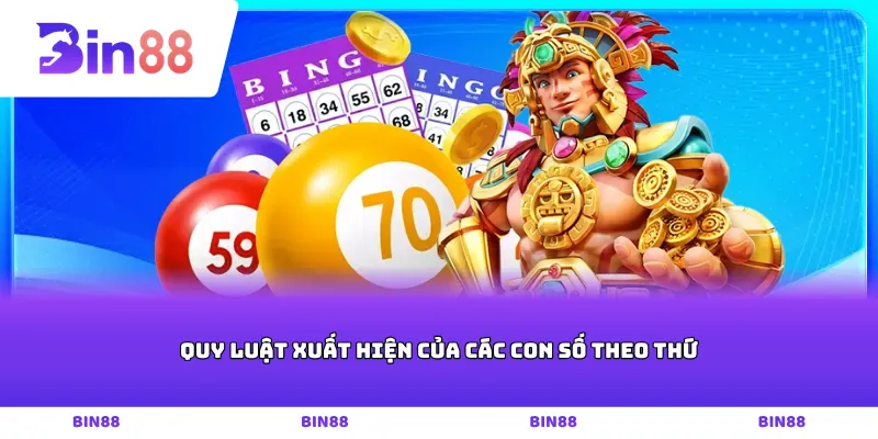 Quy luật xuất hiện của các con số theo thứ